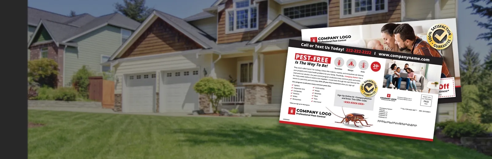 Profile Marketing postcards